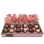Large floral tray