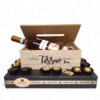 Wooden tissue box presented