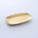 small serving dish gold
