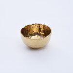 snack dish gold