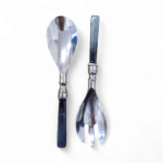 Grey salad servers